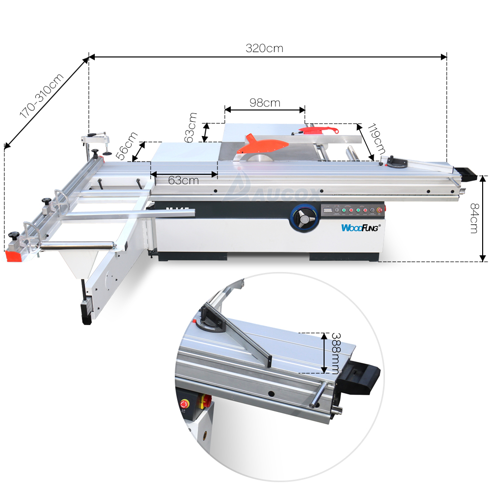 MJ-6132TY 45degree precision table saw