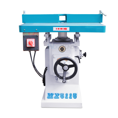Fresadora vertical pequeña para puertas de gabinetes de MDF MX5115, máquina moldeadora de husillo de madera