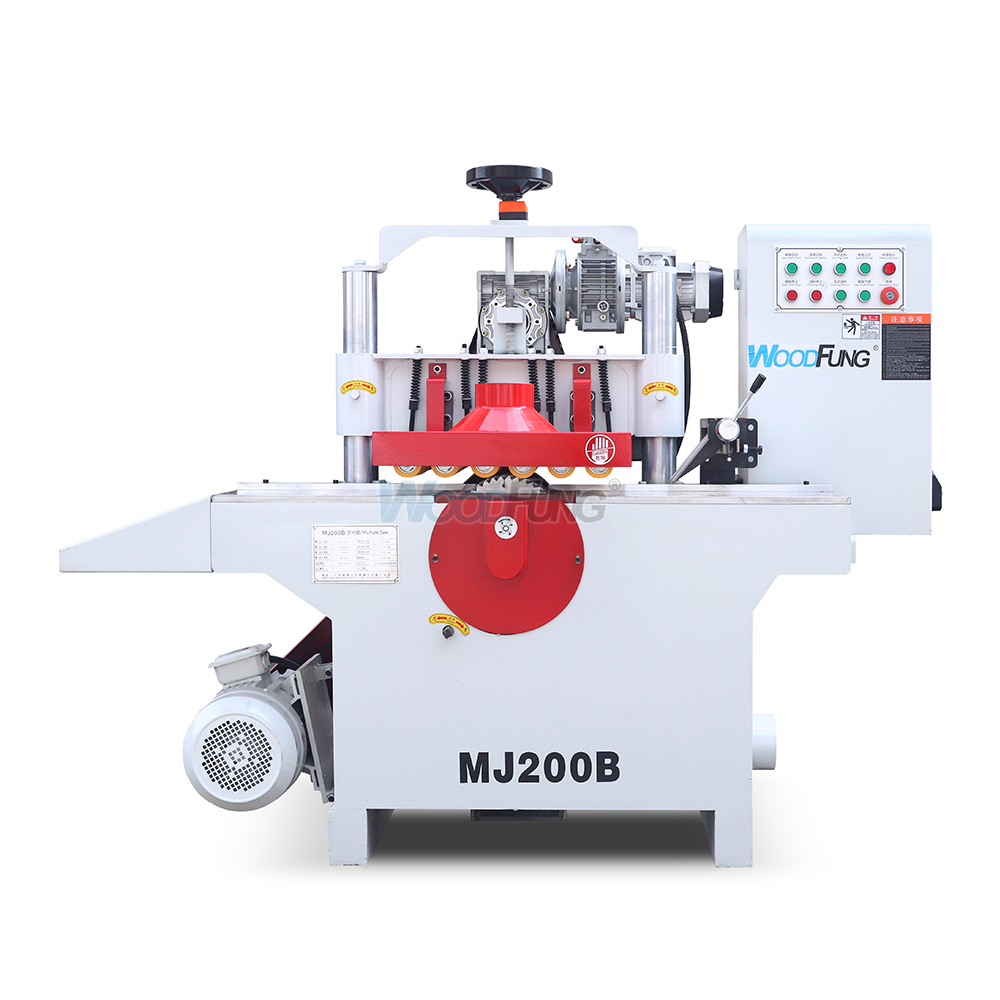 MJ200B automatic panel multi-blade woodworking saw wooden cutting longitudinal sawing machine