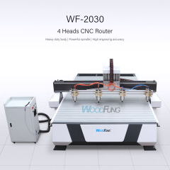WF-2030 Wood Router 4 Axis CNC Engraving Cutting Machine 3D Woodworking Atc CNC Router