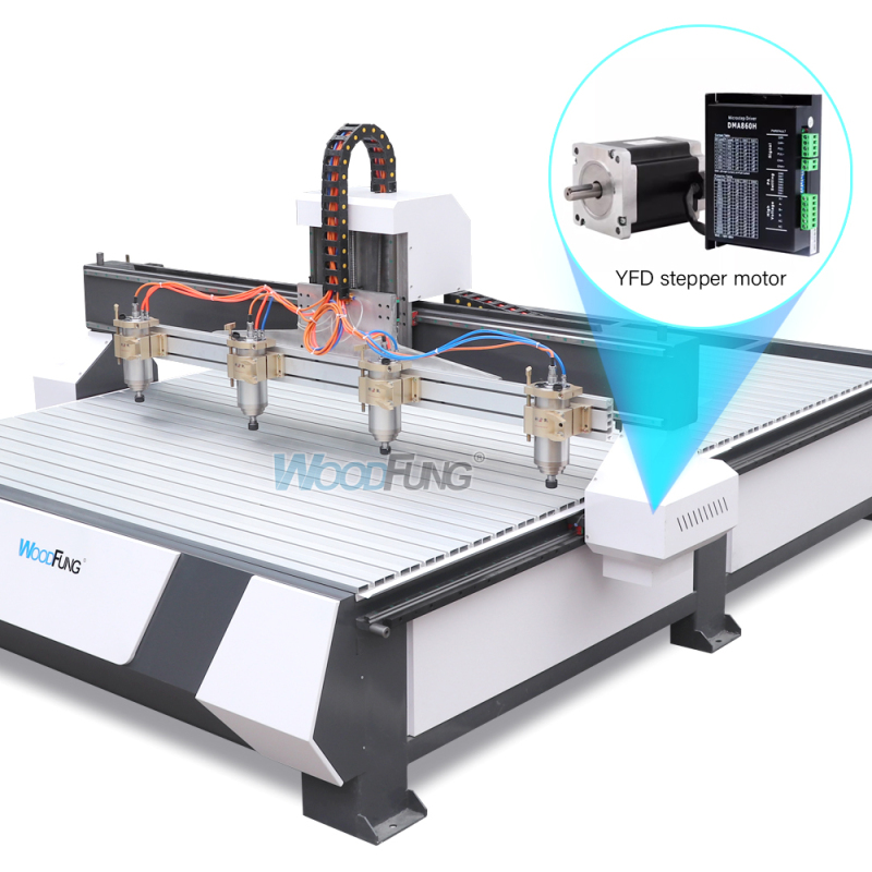 WF-2030 Wood Router 4 Axis CNC Engraving Cutting Machine 3D Woodworking Atc CNC Router