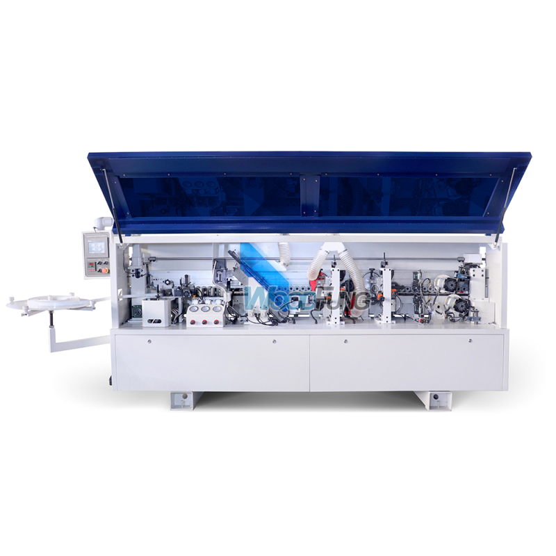 WF60E-3 woodworking machinery fully compact automatic pvc scarping wood veneer Edge bander mdf edge bander for furnuiture with fast speed 18m/min,and machine length 3m length
