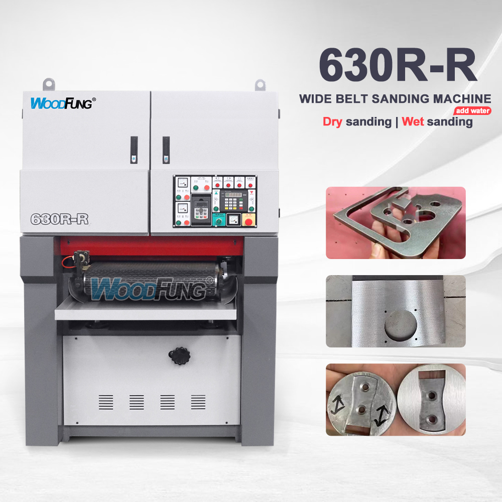WOODFUNG 630R-R Heavy duty wide belt wood floor mdf sanding machine for ... Wood floor sanding machine