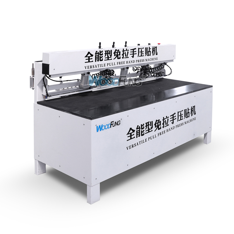 PR-25 4 heating lamps 6-wheels pneumatic press Common shapes are available VERSATILE PULL FREE HAND PRESS MACHINE