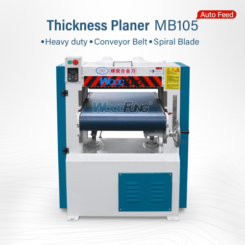 MB-102 Wood Jointer Cepilladora Thicknesser Cepilladora de espesor de madera de alta velocidad Carpintería