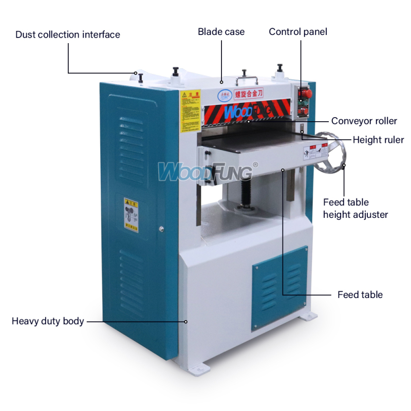 MB105 Wood Thickness Planer Sides Multifunctional For Woodworking Machine