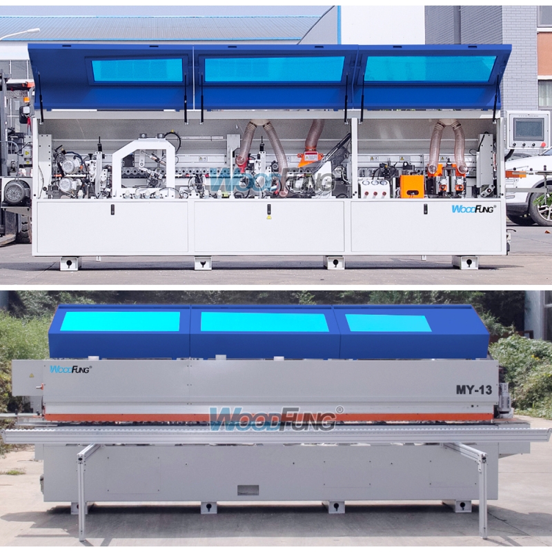 MY-13 5.4meters compact automatic edge banding machine with pre milling and Corner rounding functions