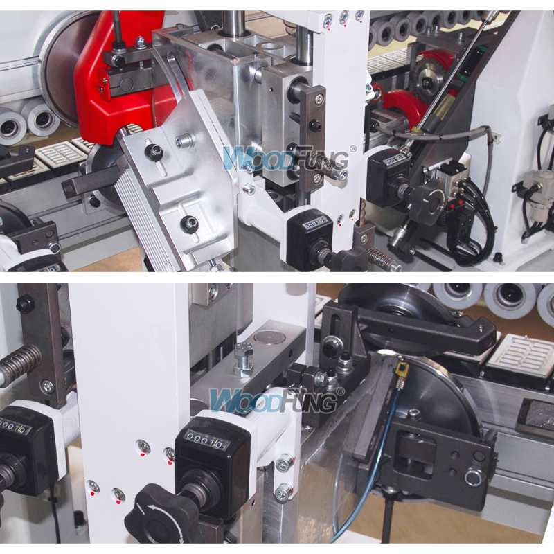 WF-12-2 Automatic heavy duty Edge Bnading Machine Gluing End Cutting Fine Trimming Scrapping Polishing MDF Edge Bander