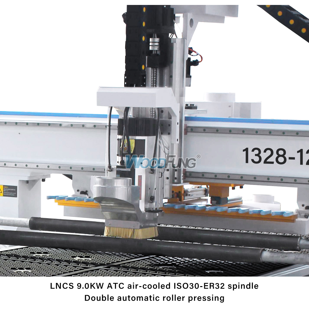 WFMC1 ATC CNC Router | 9KW Spindle, Vacuum Table & Auto Tool Changer for Woodworking