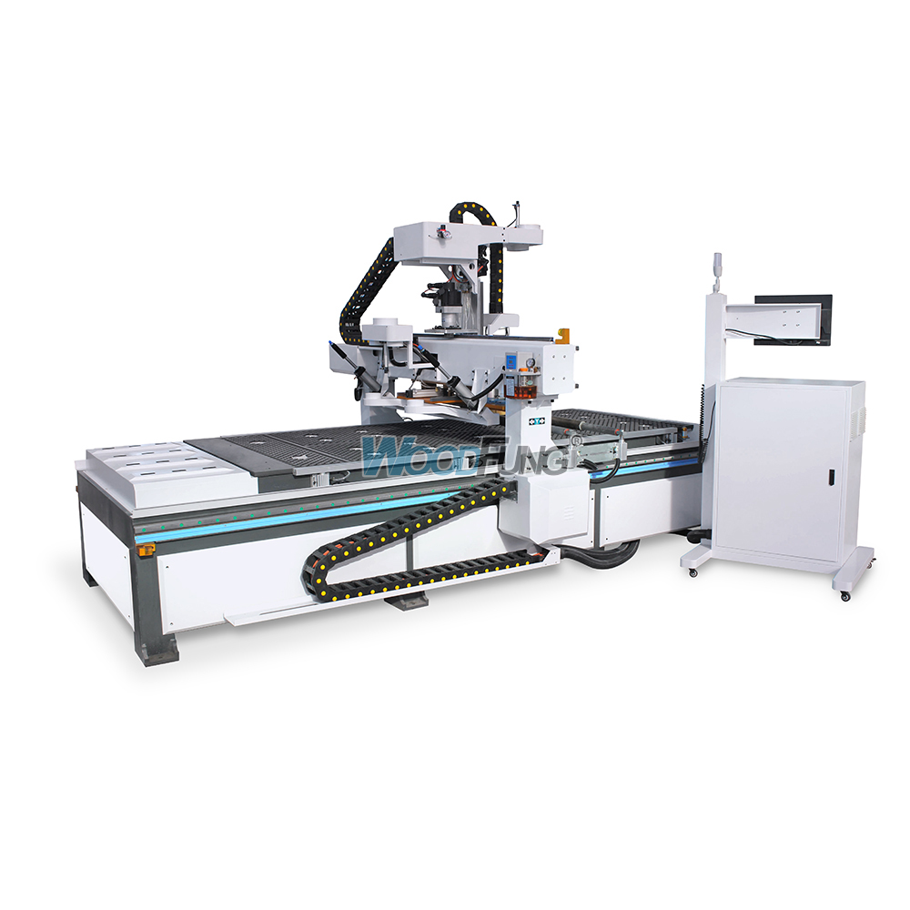 WFMC1 ATC CNC Router | 9KW Spindle, Vacuum Table & Auto Tool Changer for Woodworking