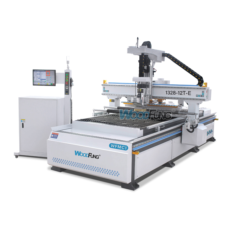 WFMC1 ATC CNC Router | 9KW Spindle, Vacuum Table & Auto Tool Changer for Woodworking