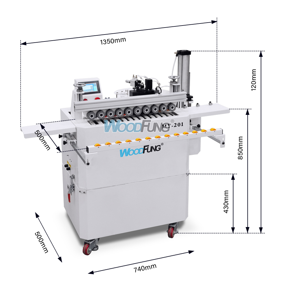 Encoladora de cantos PUR MY201 | Encoladora de cantos con cola PUR termofusible para paneles de MDF/PVC