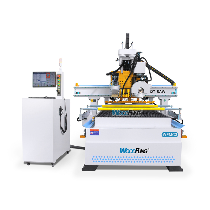 Fresadora CNC WFMC3 con sierra de 5 ejes | Cortadora de paneles de alta velocidad