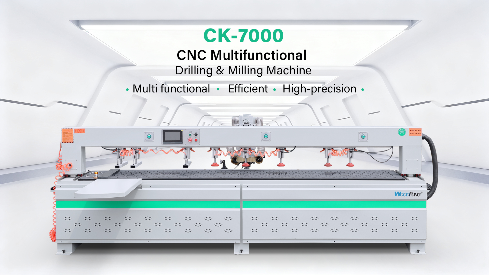 Taladradora y fresadora multifuncional CNC CK7000 | Solución integral para la producción de muebles