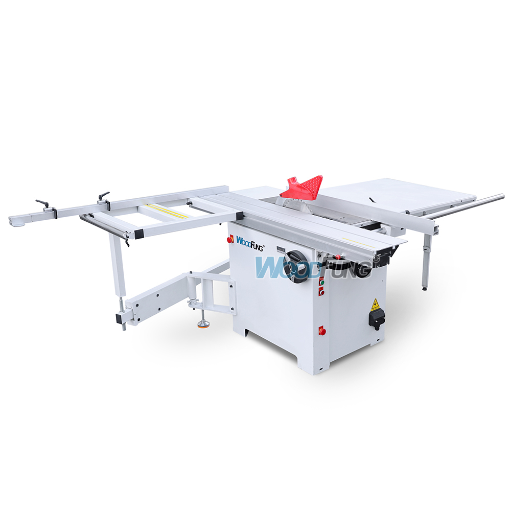 MJ-6116 1.6m sliding table panel saw with double blades for furniture making sliding table saw