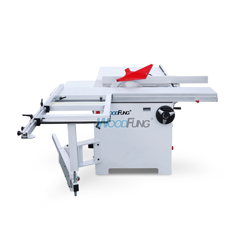 MJ-6116 1.6m sliding table panel saw with double blades for furniture making sliding table saw