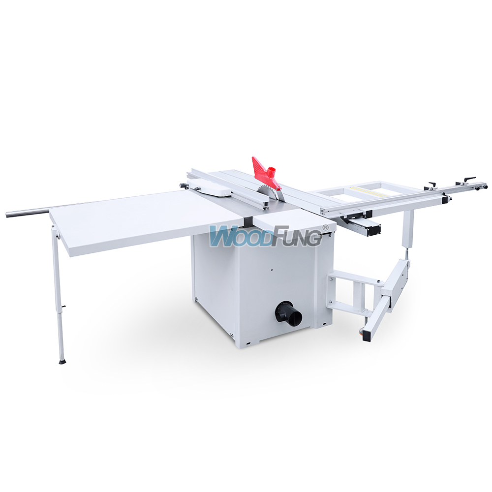 MJ-6116 1.6m sliding table panel saw with double blades for furniture making sliding table saw