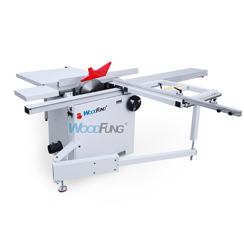 MJ-6116 1.6m sliding table panel saw with double blades for furniture making sliding table saw