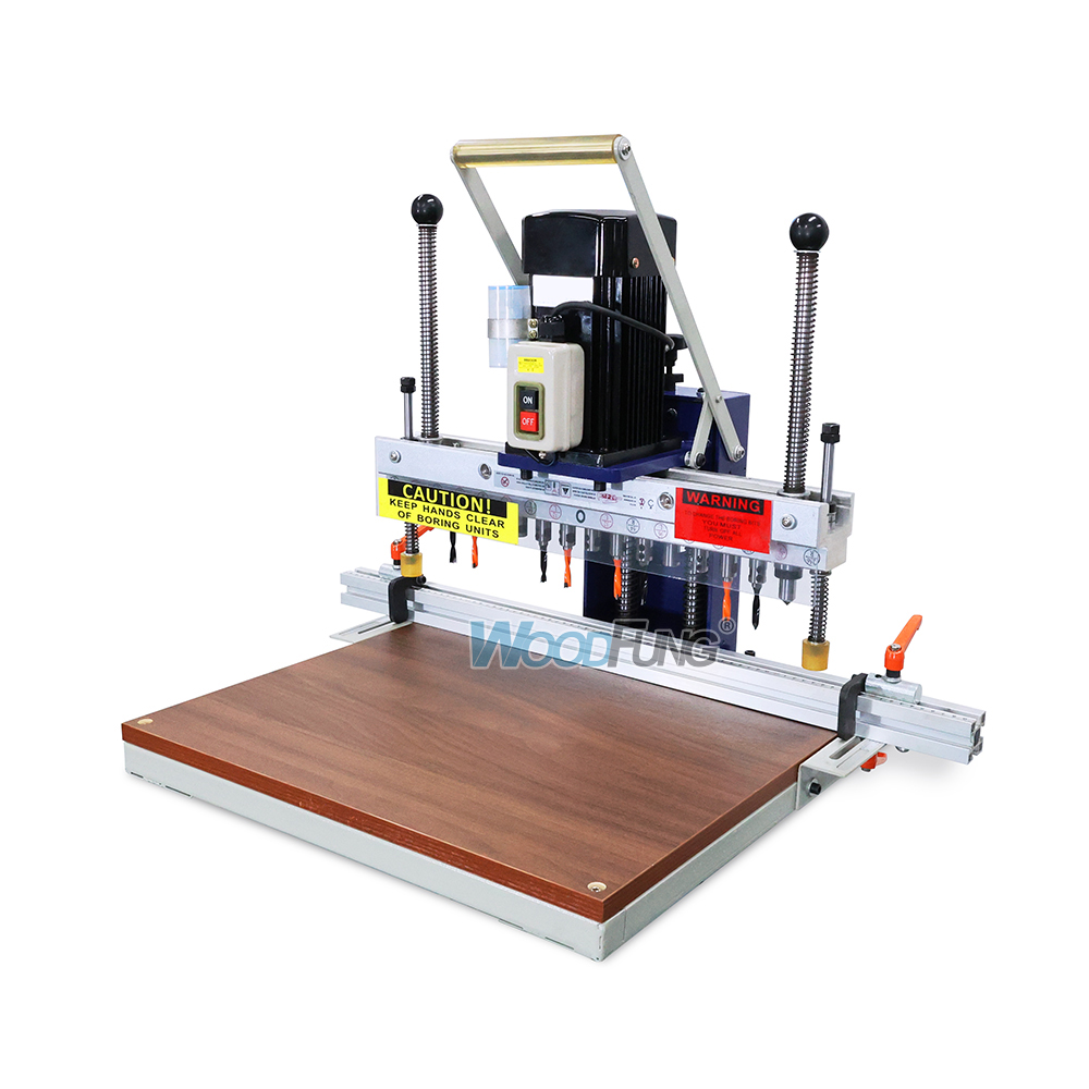 Mandrinadora de línea portátil MZ13 – Taladrado de precisión de 13 husillos para ebanistas