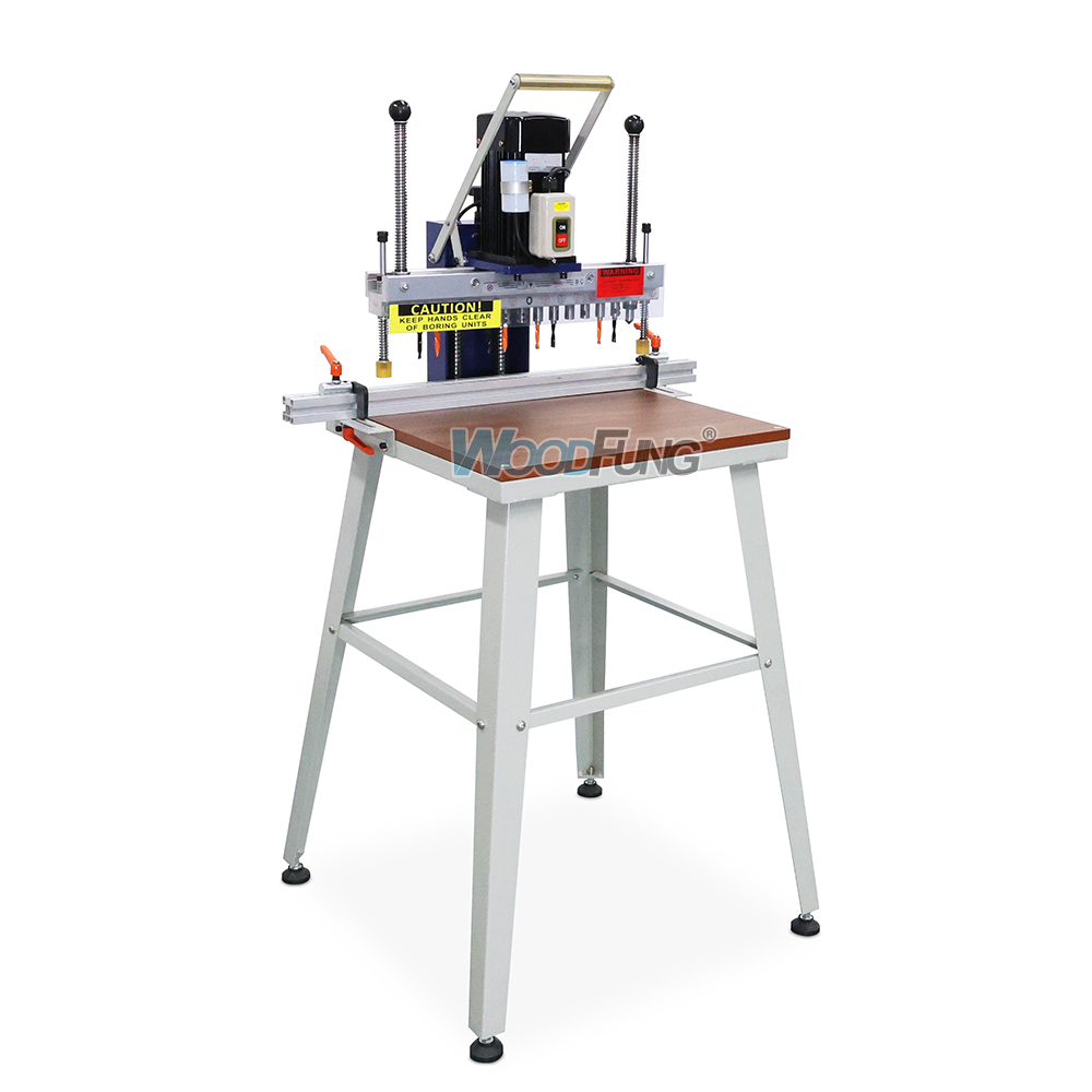 Mandrinadora de línea portátil MZ13 – Taladrado de precisión de 13 husillos para ebanistas