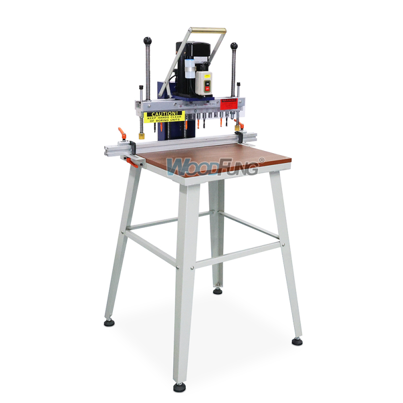 Mandrinadora de línea portátil MZ13 – Taladrado de precisión de 13 husillos para ebanistas