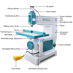 MX5068 fresadora de husillo para tallado de madera, de uso generalizado y fácil manejo, funciona sin problemas