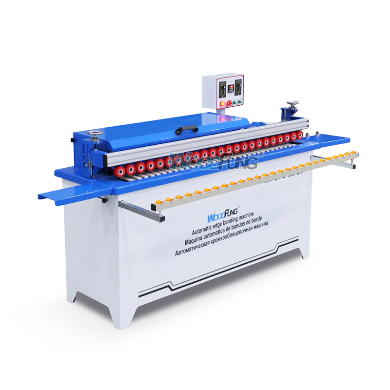 Máquina automática para encolar cantos MY-07C MAX Encolado Recorte Raspado Corte de extremos Pulido Recolección de polvo Encolado de cantos y redondeo