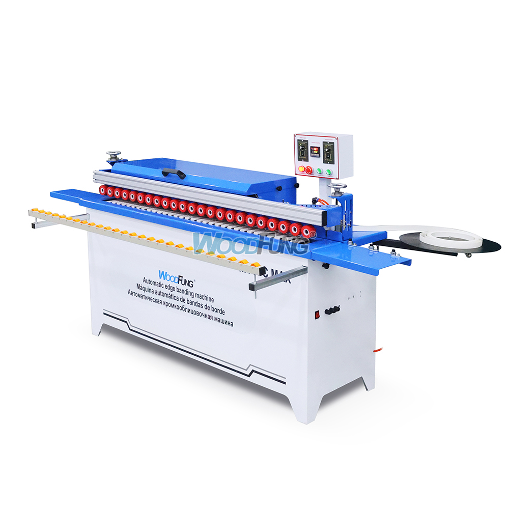 Máquina automática para encolar cantos MY-07C MAX Encolado Recorte Raspado Corte de extremos Pulido Recolección de polvo Encolado de cantos y redondeo