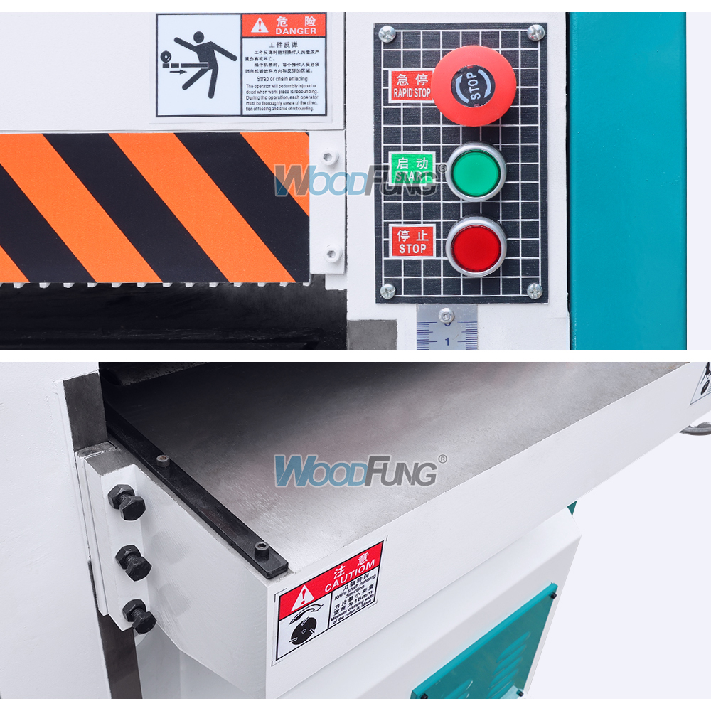 MB-102 Wood Jointer Cepilladora Thicknesser Cepilladora de espesor de madera de alta velocidad Carpintería
