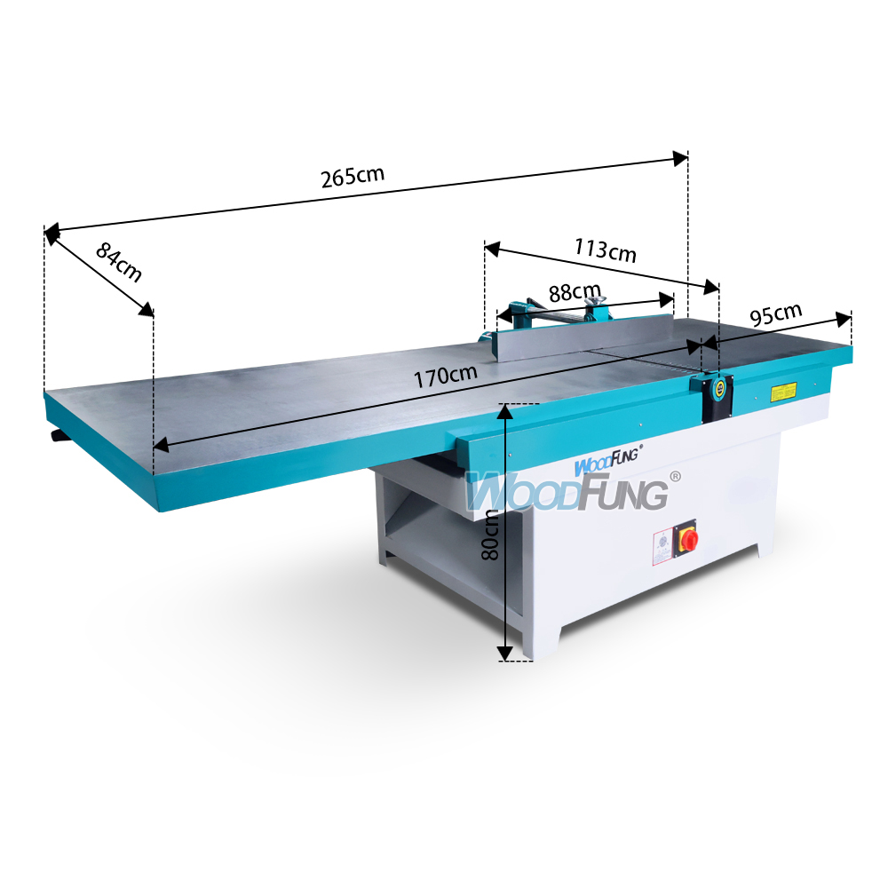 MB508 High Quality Helical Cutter Wood Jointer Surface Planer