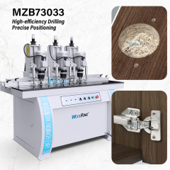 MZ73033 Perforadora de bisagra de madera de tres cabezales