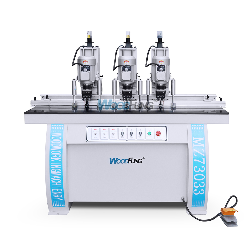 MZ73033 Perforadora de bisagra de madera de tres cabezales