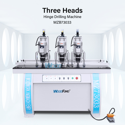 MZ73033 Perforadora de bisagra de madera de tres cabezales