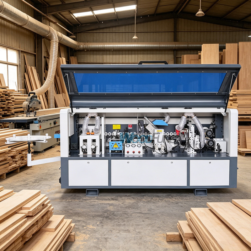 WF60EB Compact Automatic Edge Banding Machine with Pre-Milling for Small & Medium Furniture Workshop