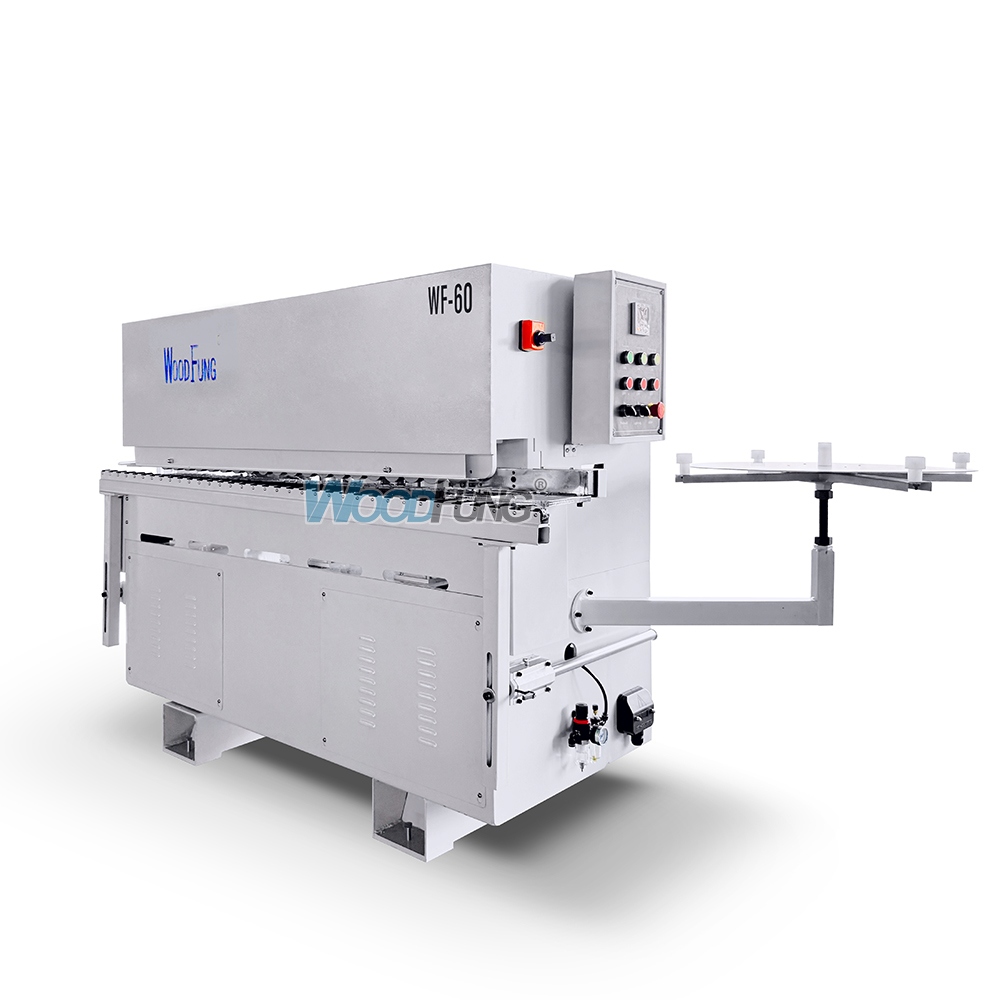 WF-60 Semi Automatic Edge Bander 3 Functions Gluing Fine Trimming Polishing Wood Edge Banding Machine