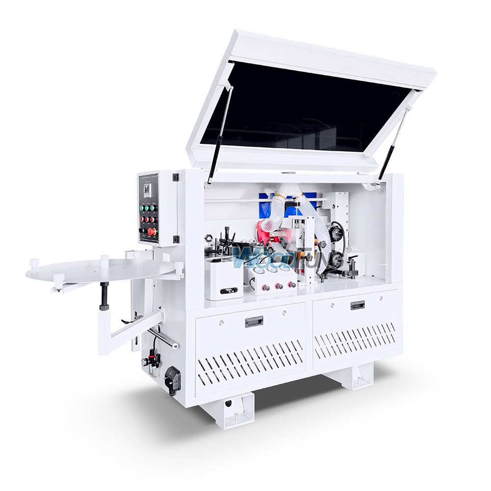 WF-60 Semi Automatic Edge Bander 3 Functions Gluing Fine Trimming Polishing Wood Edge Banding Machine