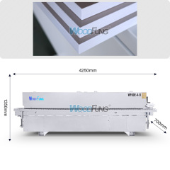 WF60E-4-B Automatic Edge Bander Woodworking Panel Furniture Edge Banding Machine With Pre‑milling Corner Rounding Polishing