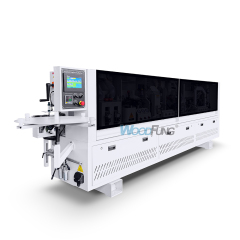 WF60E-4-B Automatic Edge Bander Woodworking Panel Furniture Edge Banding Machine With Pre‑milling Corner Rounding Polishing
