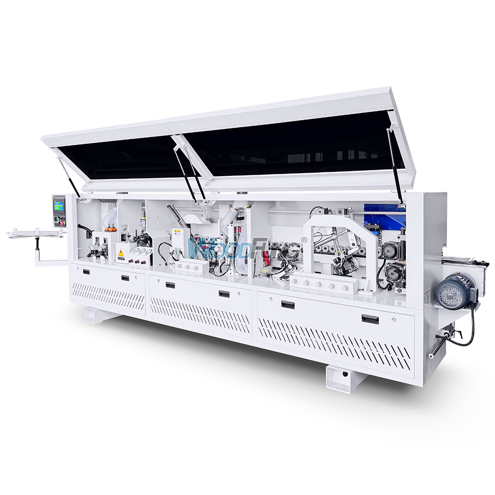 WF60E-4-B Automatic Edge Bander Woodworking Panel Furniture Edge Banding Machine With Pre‑milling Corner Rounding Polishing