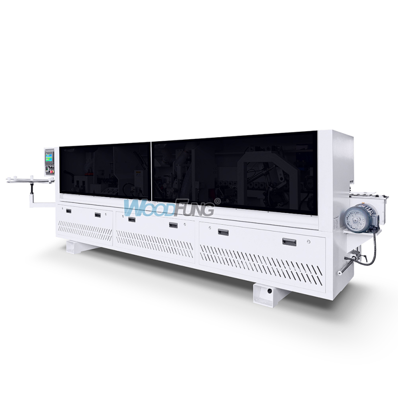 WF60E-4-B Automatic Edge Bander Woodworking Panel Furniture Edge Banding Machine With Pre‑milling Corner Rounding Polishing