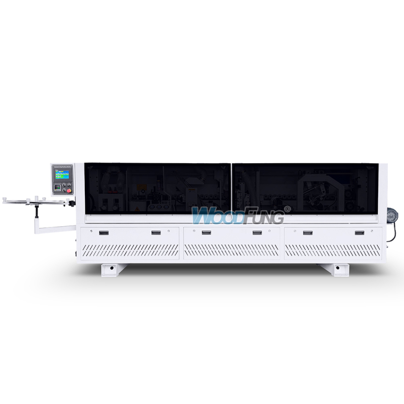 WF60E-4-B Automatic Edge Bander Woodworking Panel Furniture Edge Banding Machine With Pre‑milling Corner Rounding Polishing