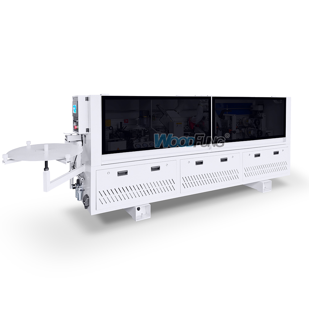 WF60E‑3 Narrow Automatic Edge Banding Machine Min 40mm Small Narrow Board Edge Bander For Cabinet Woodworking