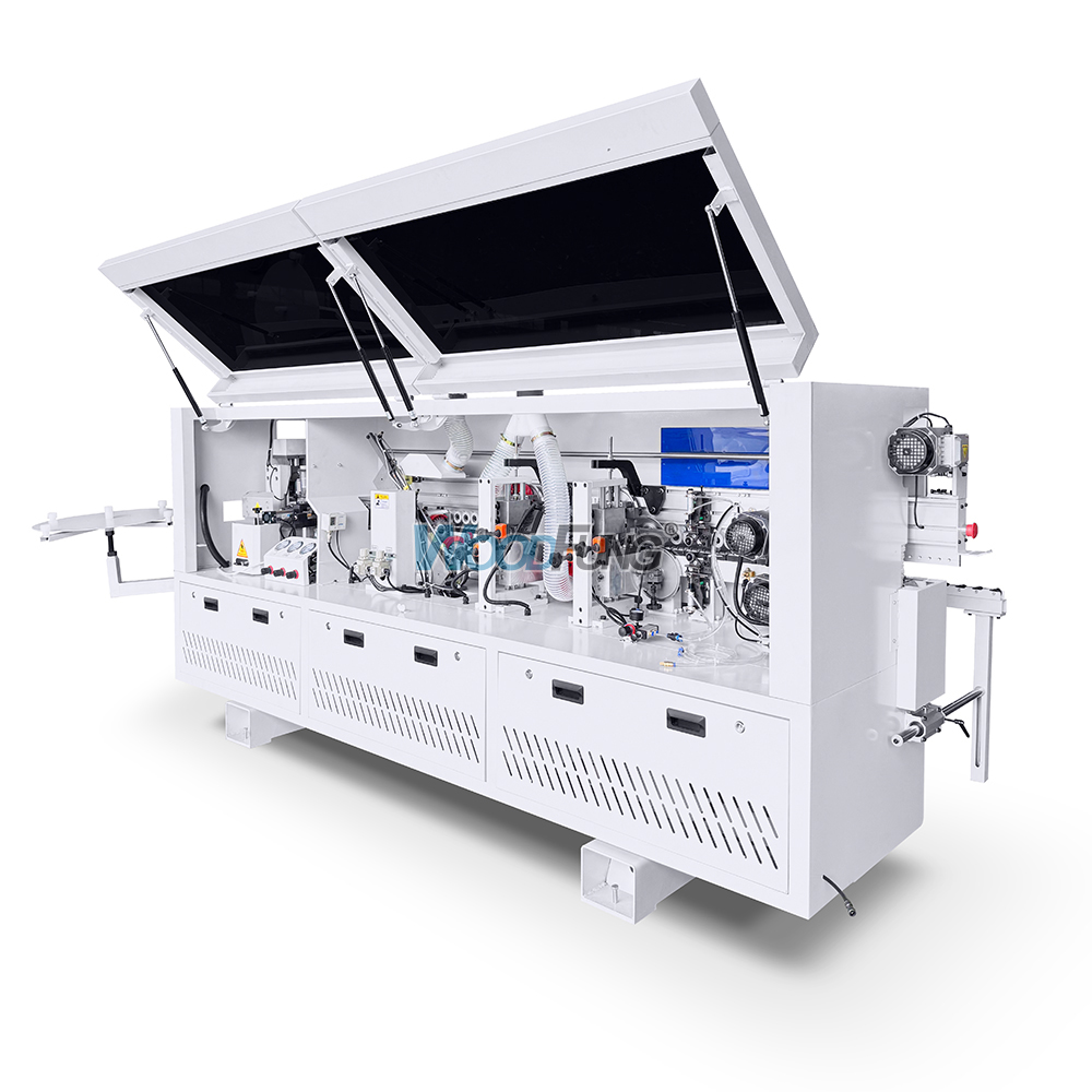 WF60E‑3 Narrow Automatic Edge Banding Machine Min 40mm Small Narrow Board Edge Bander For Cabinet Woodworking