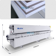 MY-13 5.4meters compact automatic edge banding machine with pre milling and Corner rounding functions