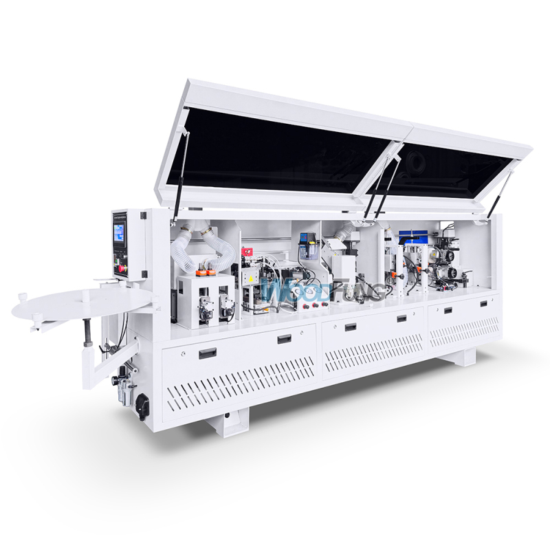 MY-12T premilling automatic edge banding machine with top glue pot