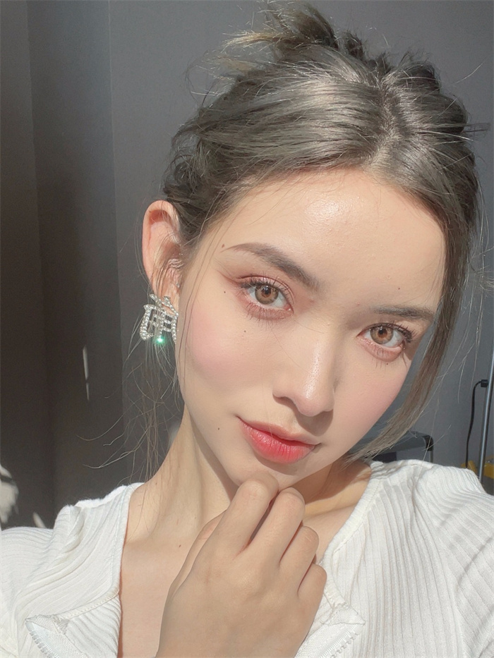 日拋 SUPERNATE  莉莉棕 0-1000度 編號593