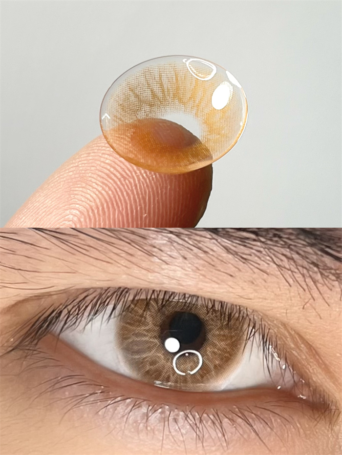 年拋 CHAORENJUN Evil Brown 0-800度 編號894