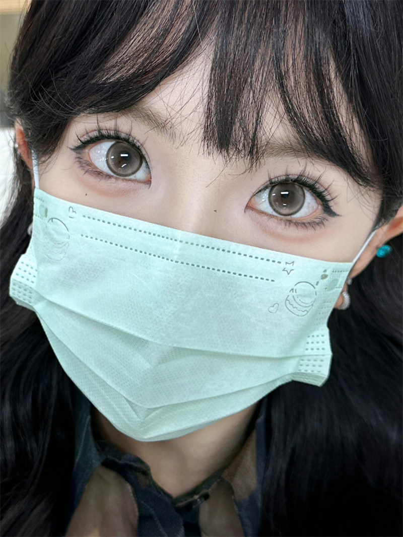 月拋 蜜桃蘇打 粉咖色 0-800度 編號317