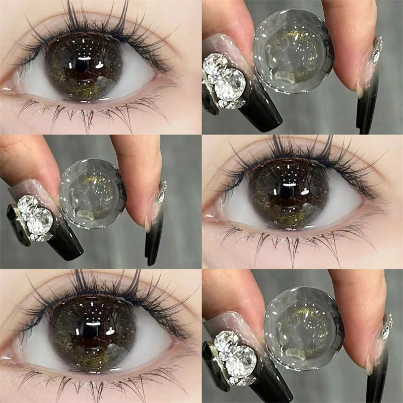 月拋 金箔灰 灰色 0-1000度 編號560