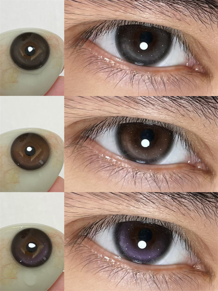 【編號779】 年拋 ESTELLE VIOLET 紫色/ BLACK 黑色 / BROWN 棕色 0-800度